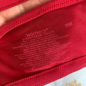 Red bra oh la la - holds good shape, underwire & perfect for under a red dress!